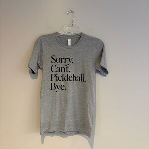 Bella Canvas Heather Gray Pickleball Tee